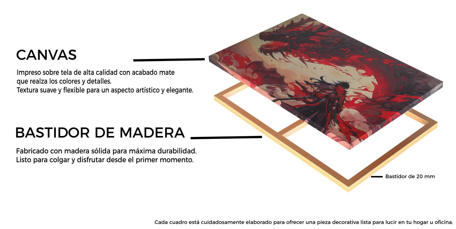 Cuadro Canvas Personalizado - Formato Vertical - Image 2